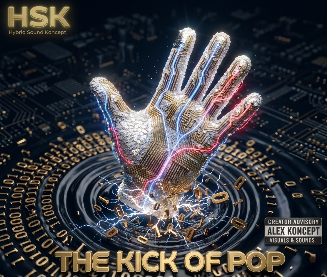 Pochette de l'album The Kick of Pop (Hommage à Michael Jackson)